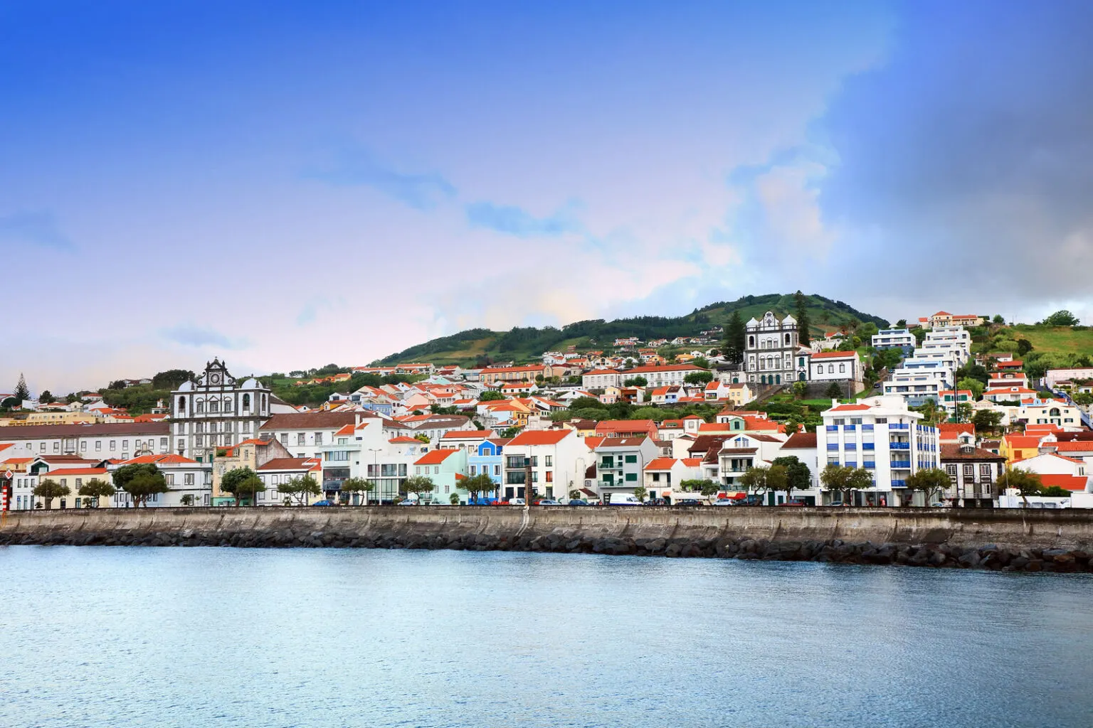 Azoren Faial Horta Kleurrijke Haven