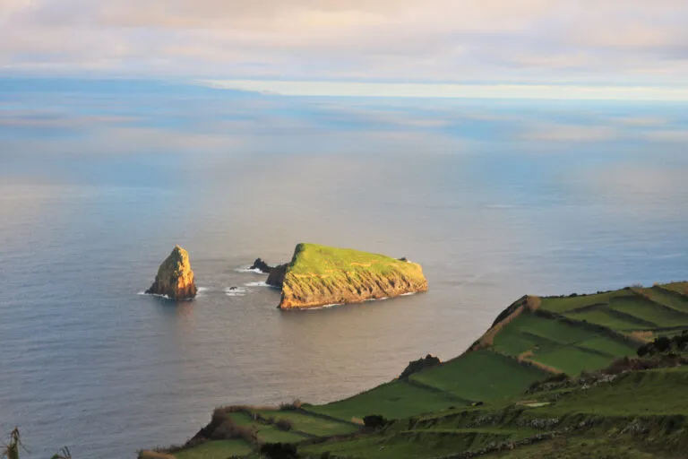 Azoren Graciosa Baixo Islet Eiland Landschap Uitzicht