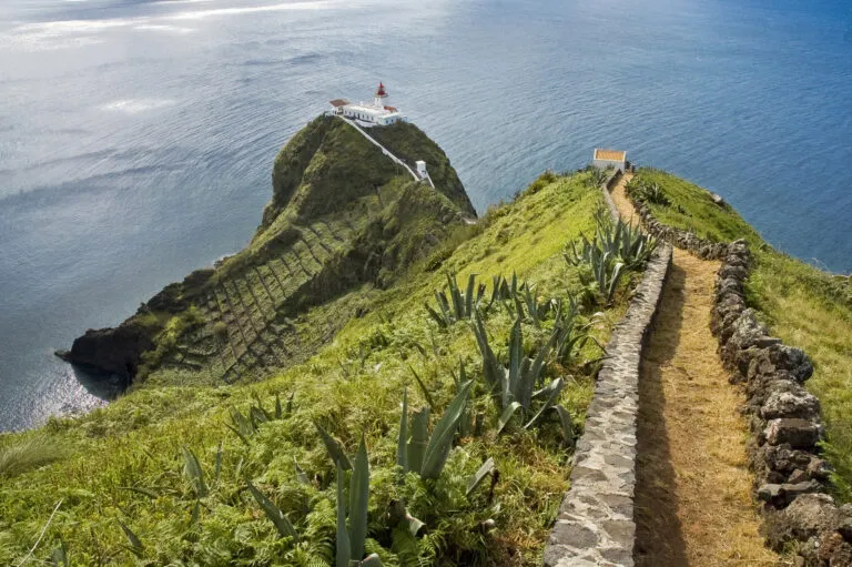 Azoren Santa Maria Goncalo Velho Vuurtoren Wandelen Uitzicht beste reistijd oktober