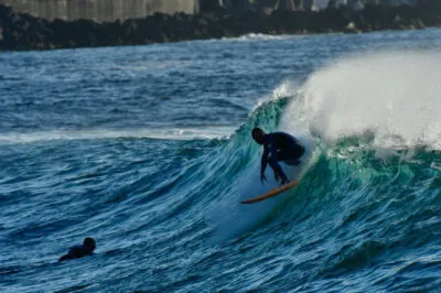 Azoren Sao Miguel Golven, Zon En Relaxen Op Santa Barbara Surfen