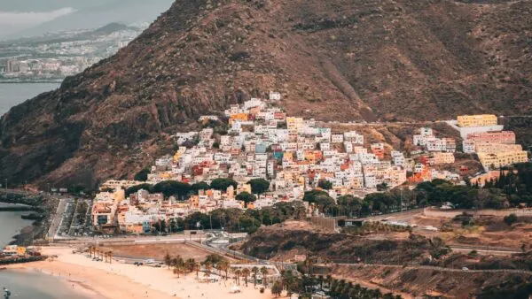 Canarische Eilanden Tenerife Teresitas Dorp Uitzicht Strand Beste reistijd