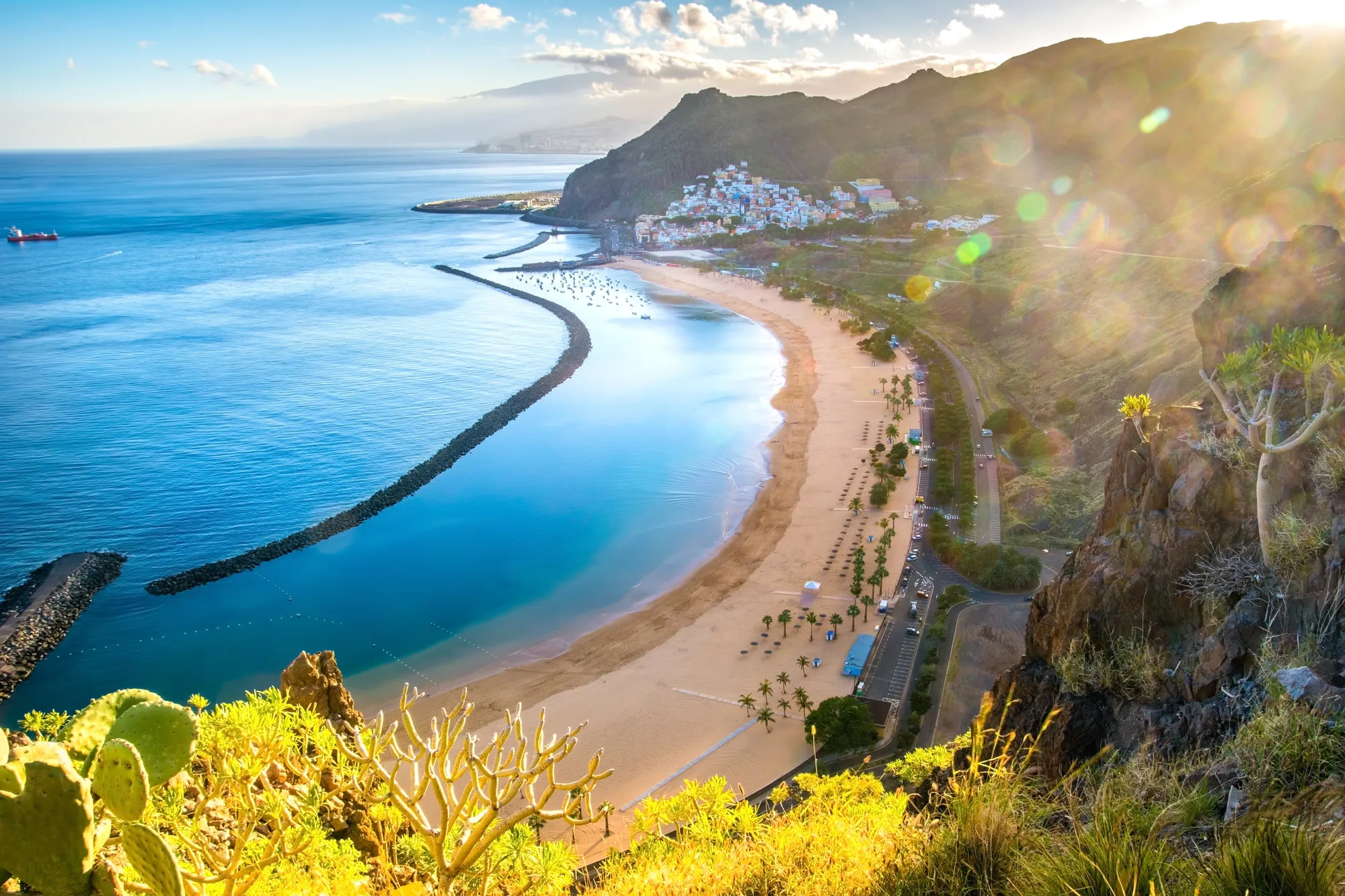 Canarische Eilanden Tenerife Strand Playa Tereistas reisinformatie