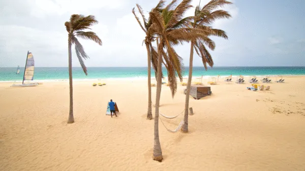 Kaapverdie Sal Santa Maria Hotel Dunas Sal Strand