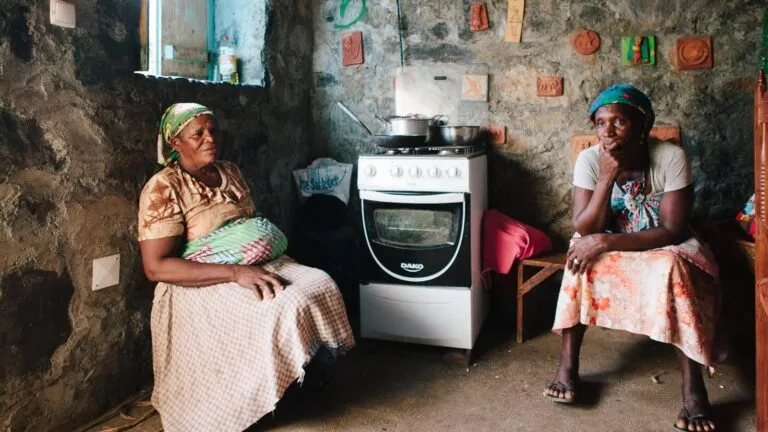 Kaapverdie Santiago Rabelados Oude Vrouw