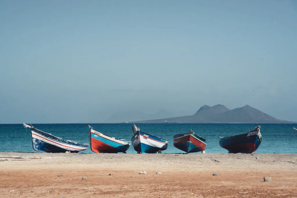 Kaapverdie Sao Vicente Landschap Strand Zee(1) Klein
