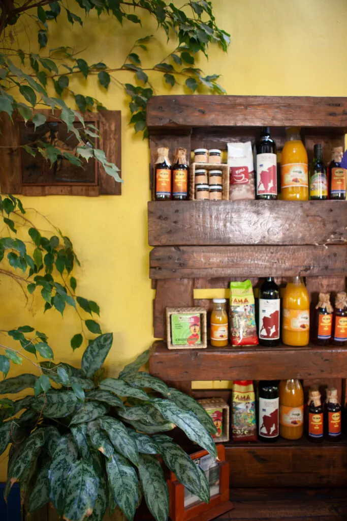 Assortiment van een restaurant op Sao Vicente