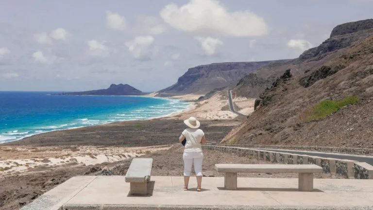 Sao vicente kaapverdie zee weg natuur