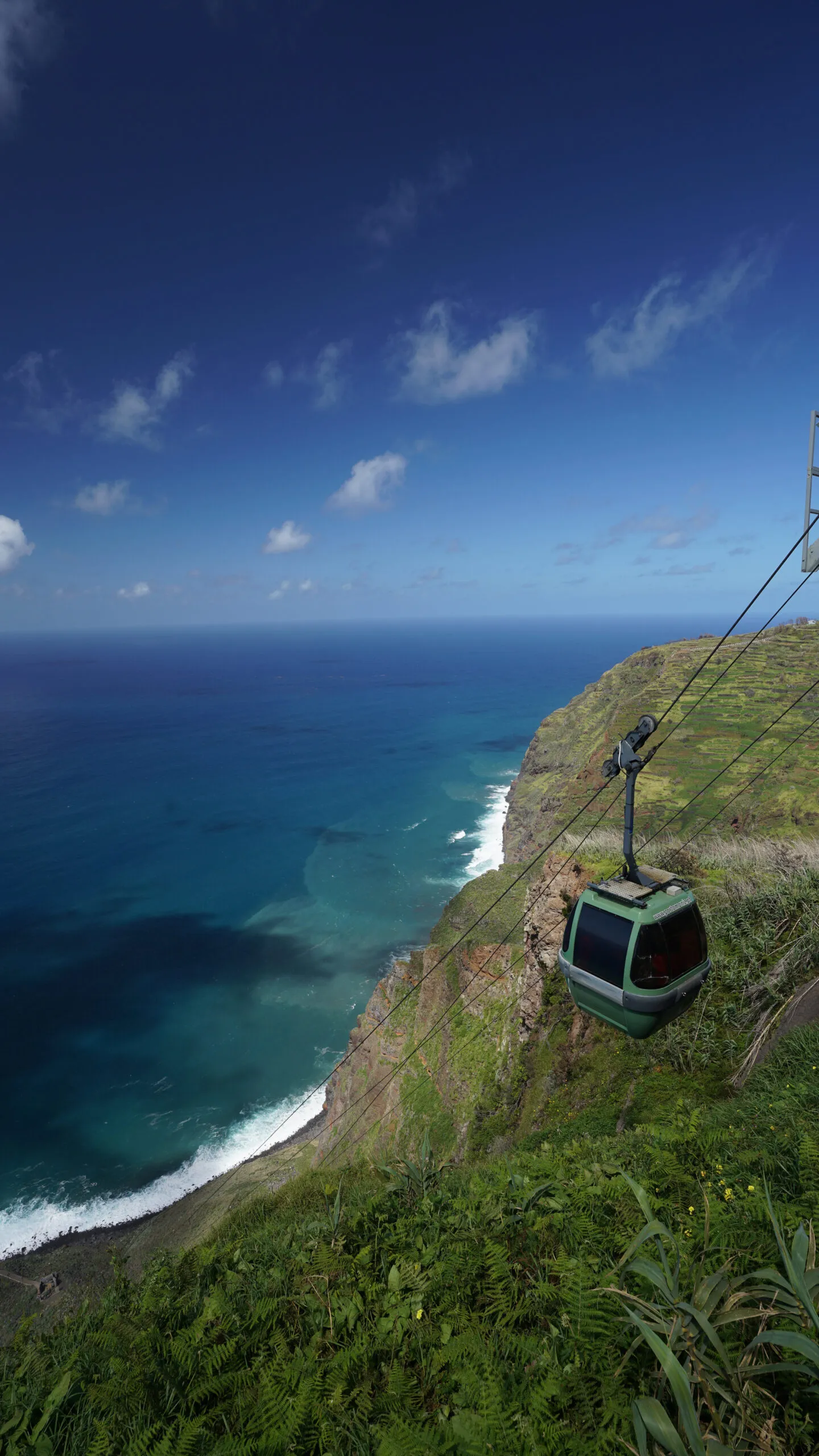 Kabelbaan op Madeira bij Teleférico Das Achadas Da Cruz