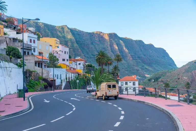 weg door Hermigua heen